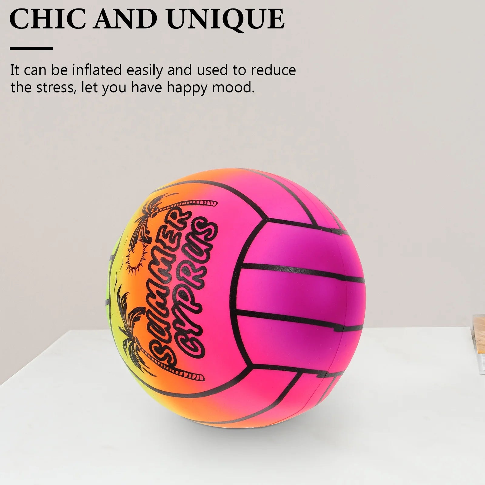 Inflatable Rainbow Volleyball Beach Ball K8013