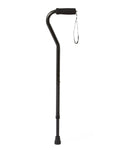 Black Offset Aluminum Cane B272958