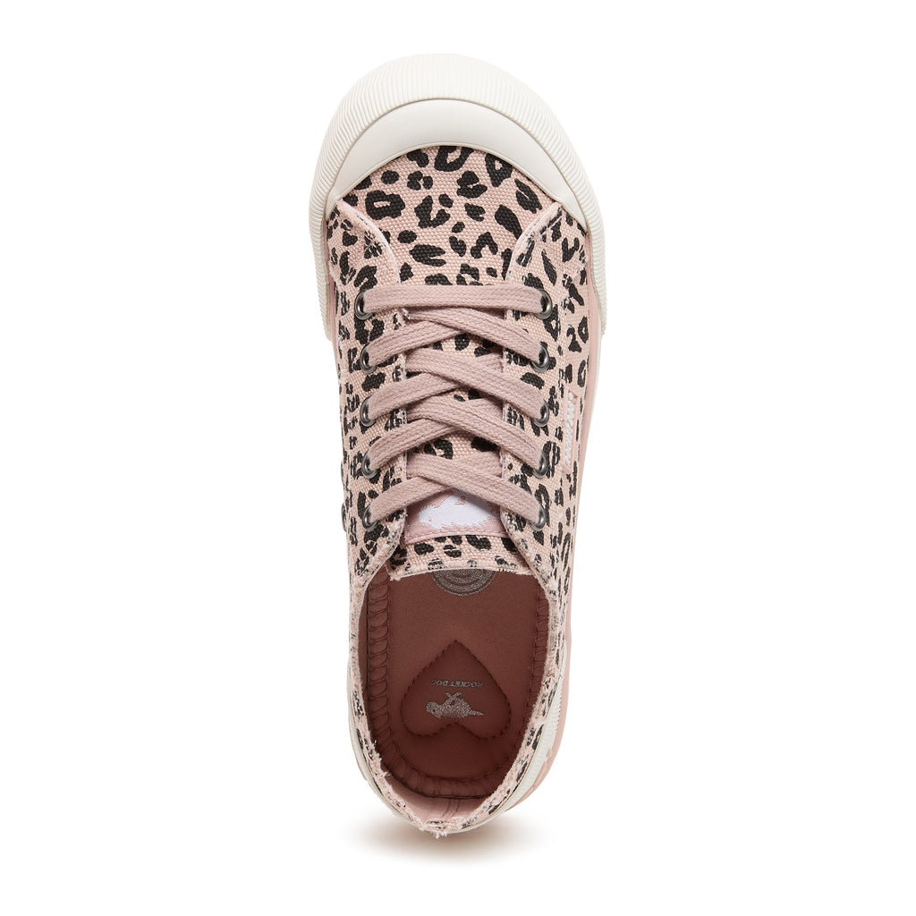 Jazzin Light Pink Leopard Sneaker