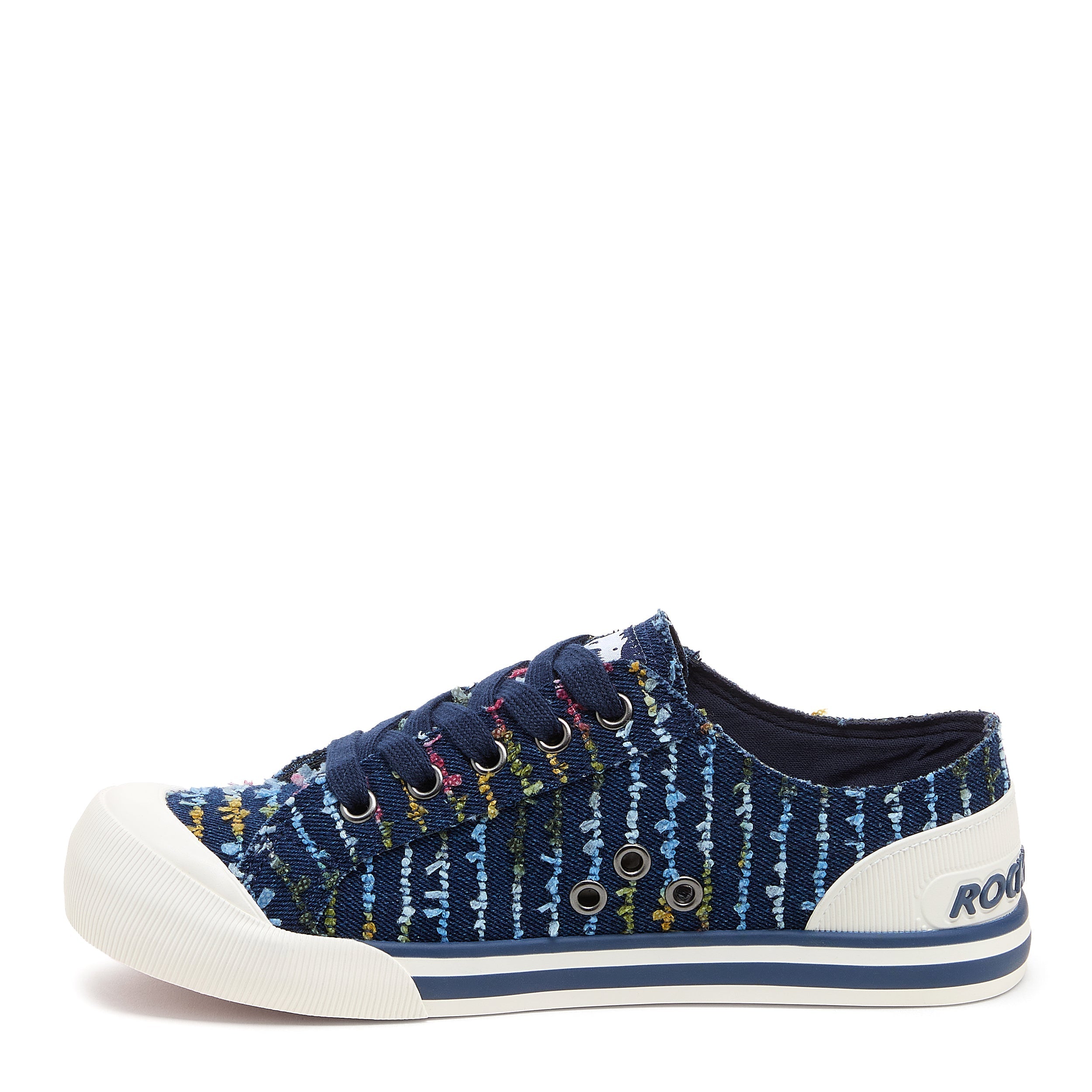 Jazzin Blue Radio Stripe Sneaker