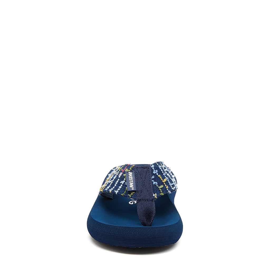 Spotlight Navy Multi Flip Flops